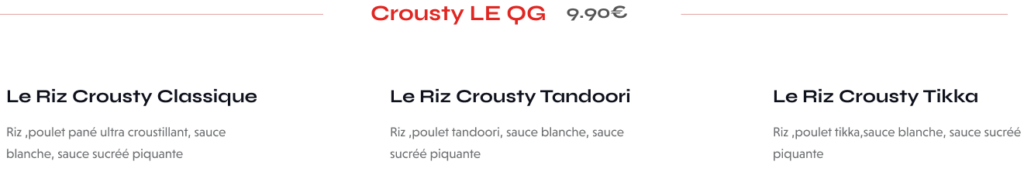 Crousty LE QG